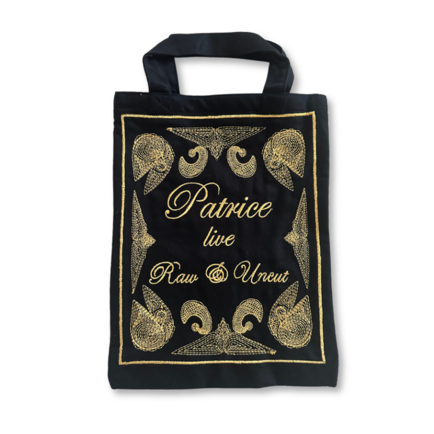 Limited embroidered "Raw & Uncut / Nile"-Bag